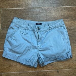 Express Light Blue Women’s Stretch Cotton Shorts Size 12 ID#GUO60F1